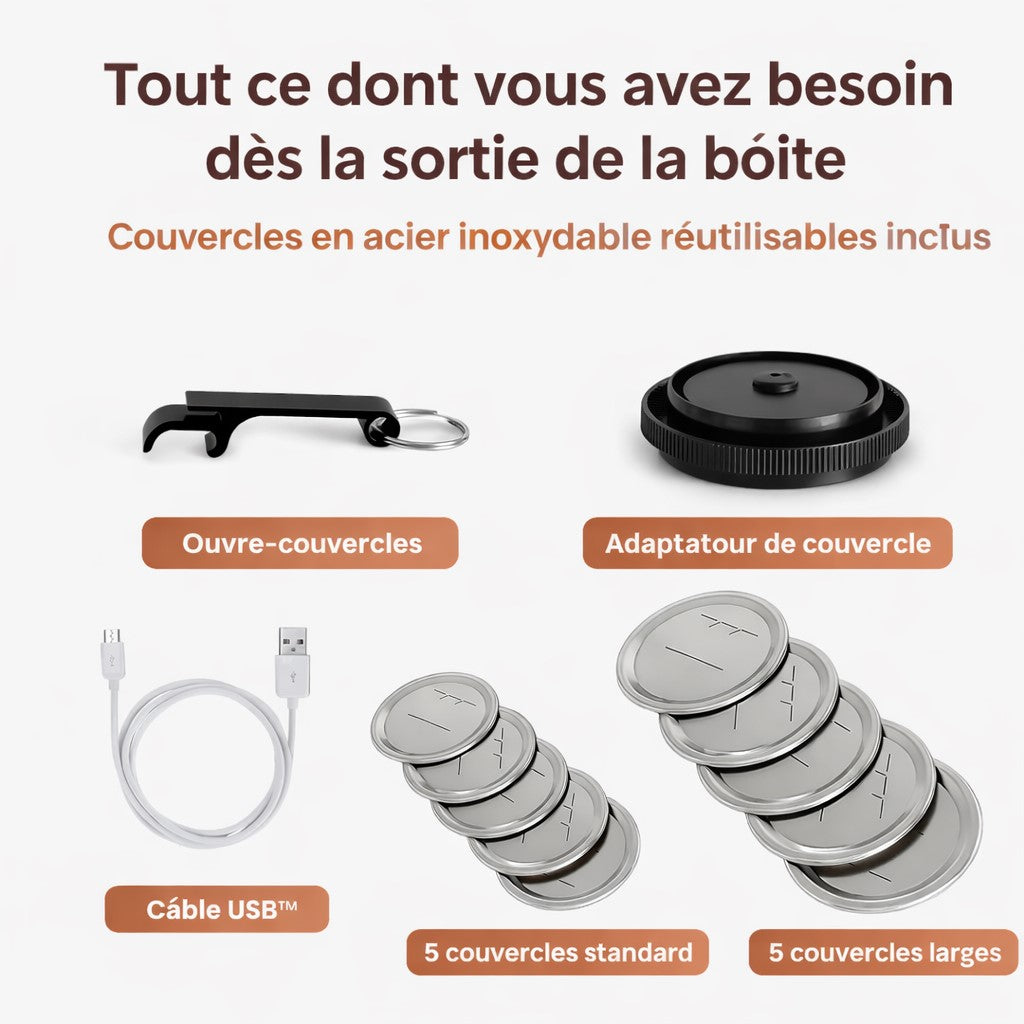 Scelleuse Sous Vide Electrique Pour Bocaux Mason